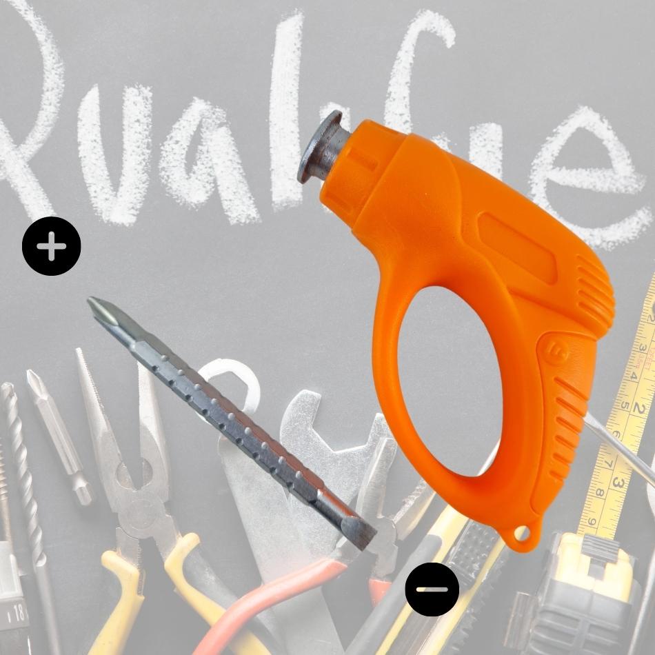 Interchangeable Head Screwdriver Length Decoration (Assorted Colors