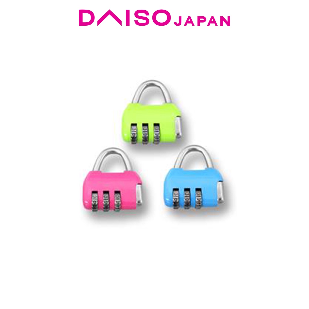 Daiso 3digit Dial Lock Shopee Philippines