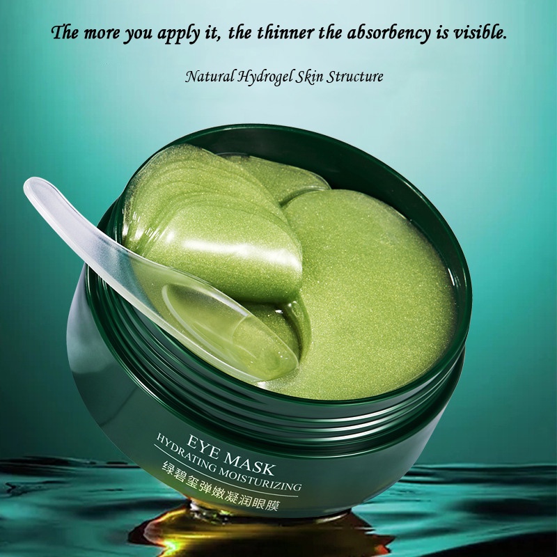 Luckin Mart 4 Flavors of BIOAQUA Collagen Eye Mask Hydrating Remove