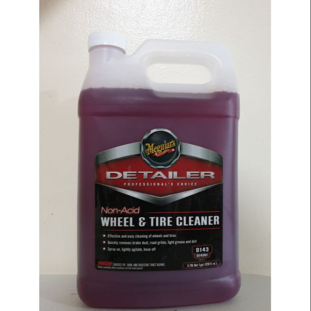 Meguiars D143 Non Acid Wheel and Tire Cleaner Shopee Philippines