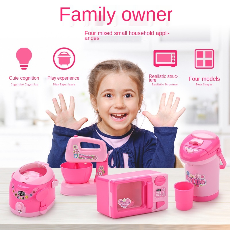 Kitchen set simulation electric small appliance model washing machine