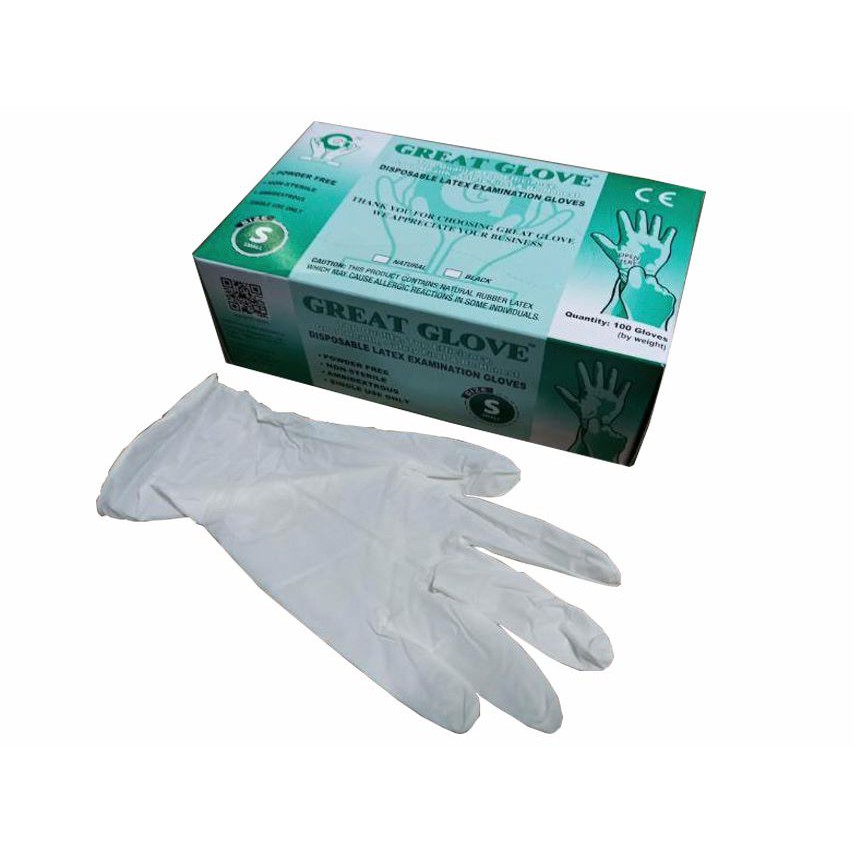 GREAT GLOVE Latex Gloves (100 pcs/ box) Shopee Philippines