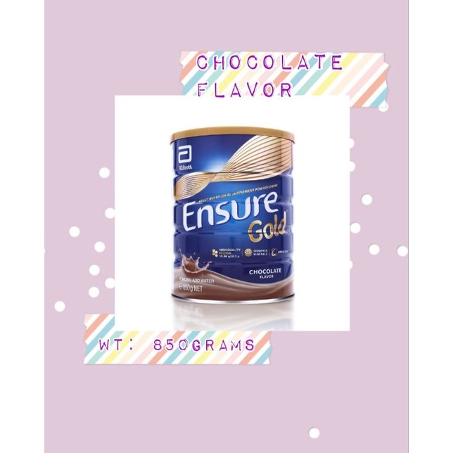 Ensure Gold Chocolate 400g or 850g Expiry2026 Shopee Philippines