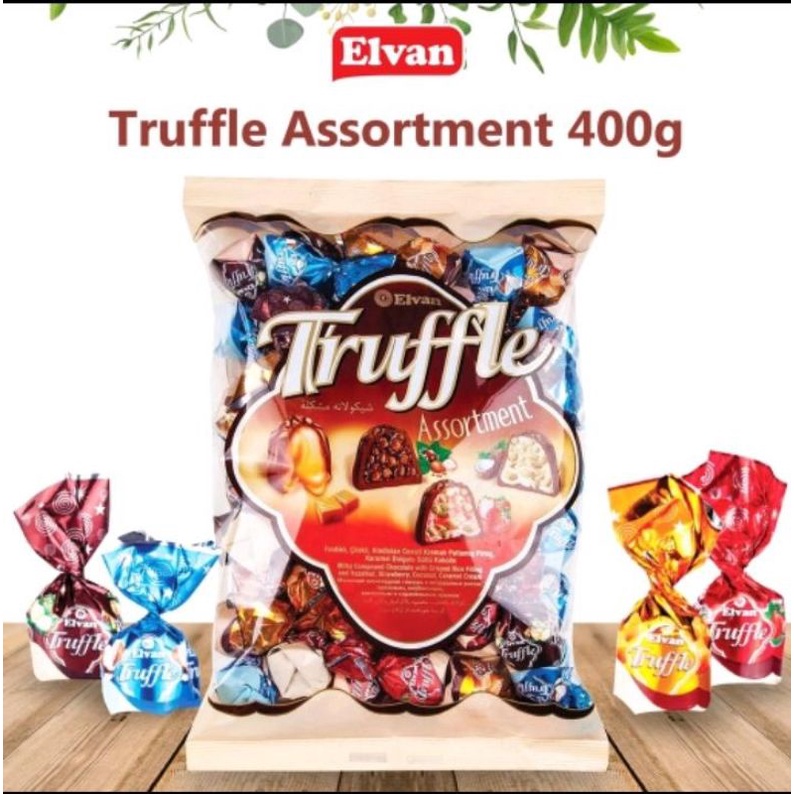 Elvan truffle mix Arabic Chocolate / 400g assortment By 2 Hajj And The