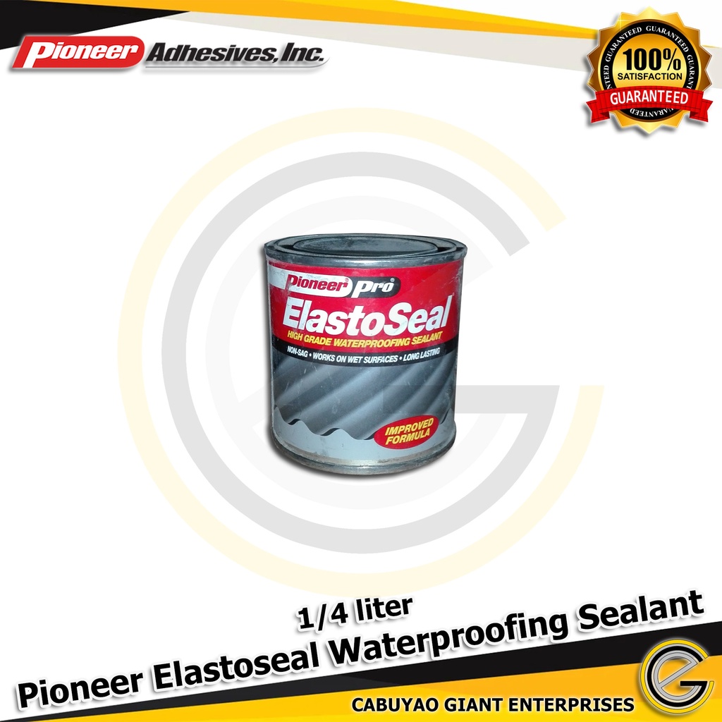 Pioneer Elastoseal Waterproofing Sealant 1/4 liter Shopee Philippines