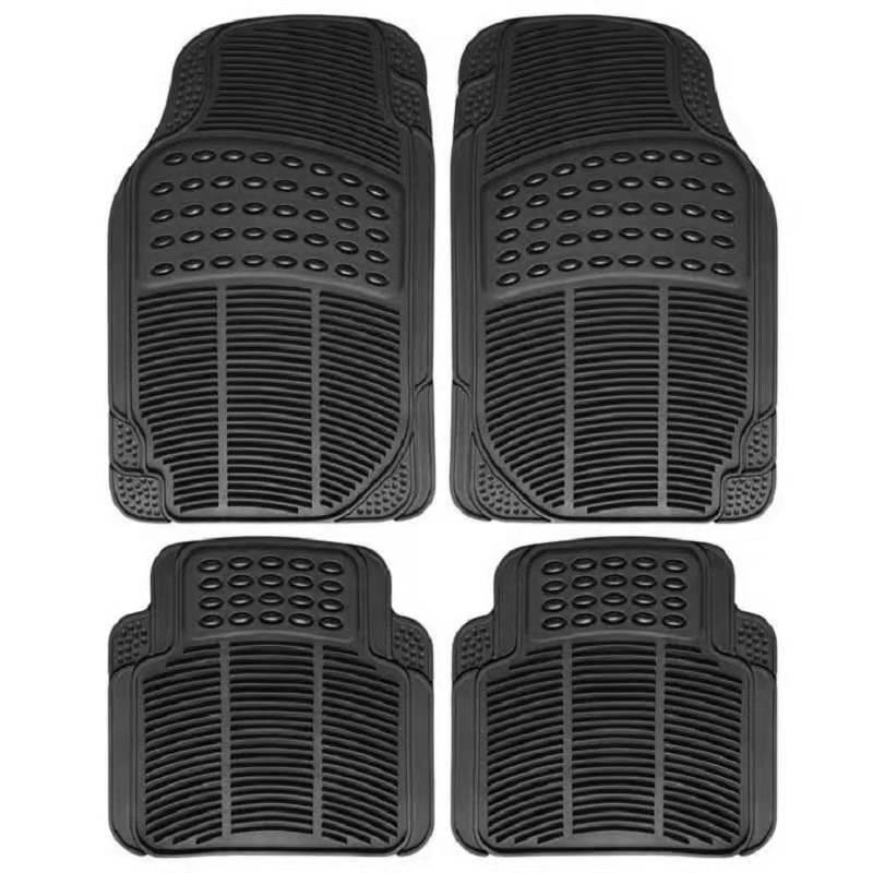 MAS AUTO Rubberized Premium universal floor guard car mats 4pcs set