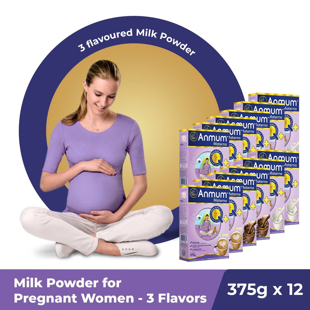 Anmum Materna Pregnancy Milk Powder Variety Pack 375G x12 Shopee