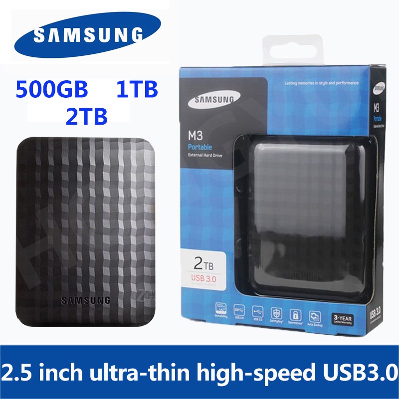 Samsung Mobile hard drive M3 SDD 2TB 1TB,External,5400RPM,2.5 inch External Hard Disk Hard