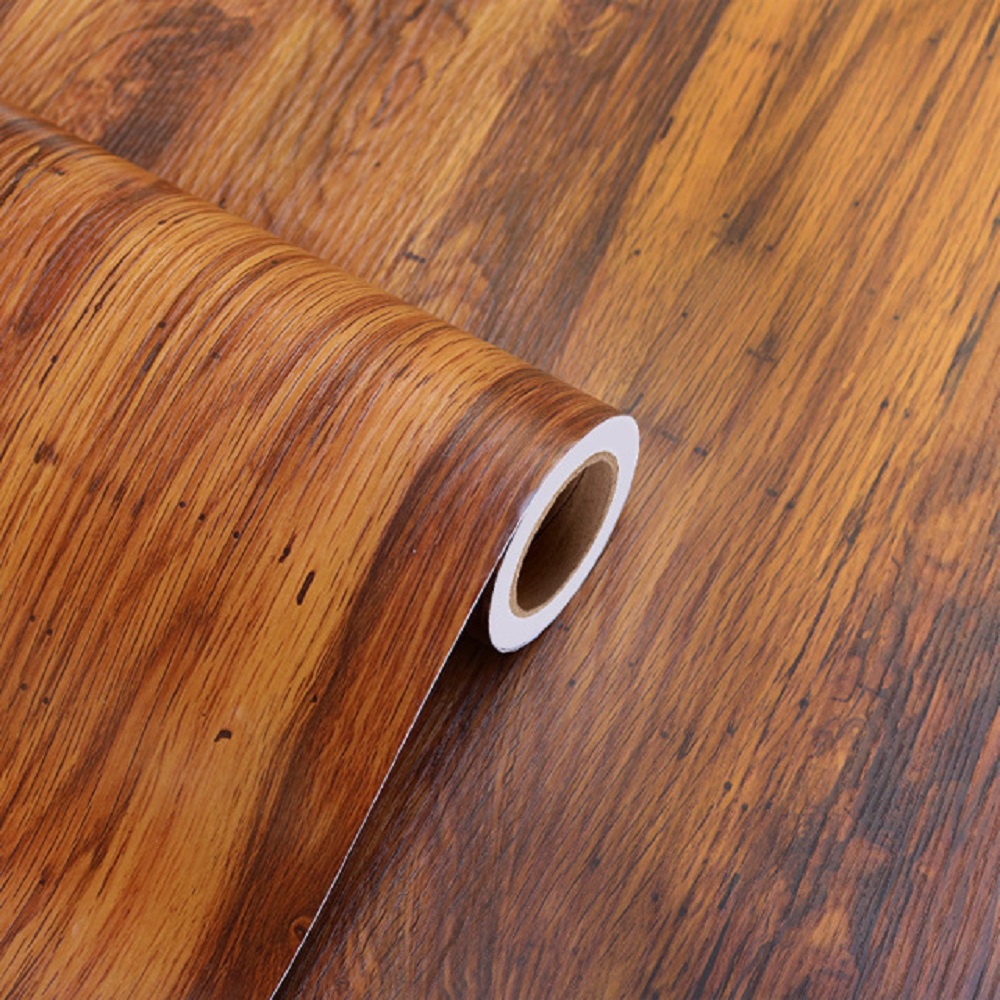 Thick wood grain sticker furniture renovation 3D waterproof self
