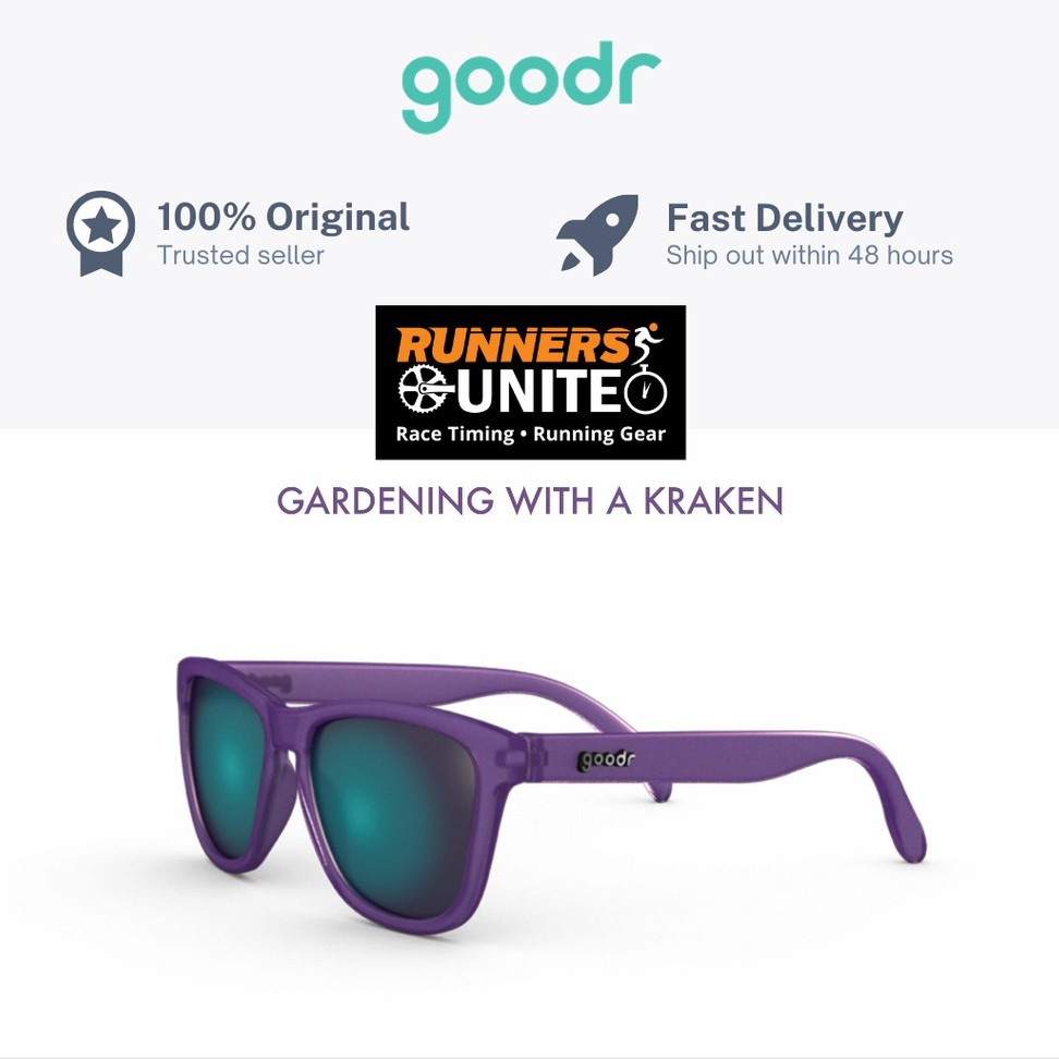 Goodr OG Gardening With A Kraken Polarized Running Sunglasses Shopee