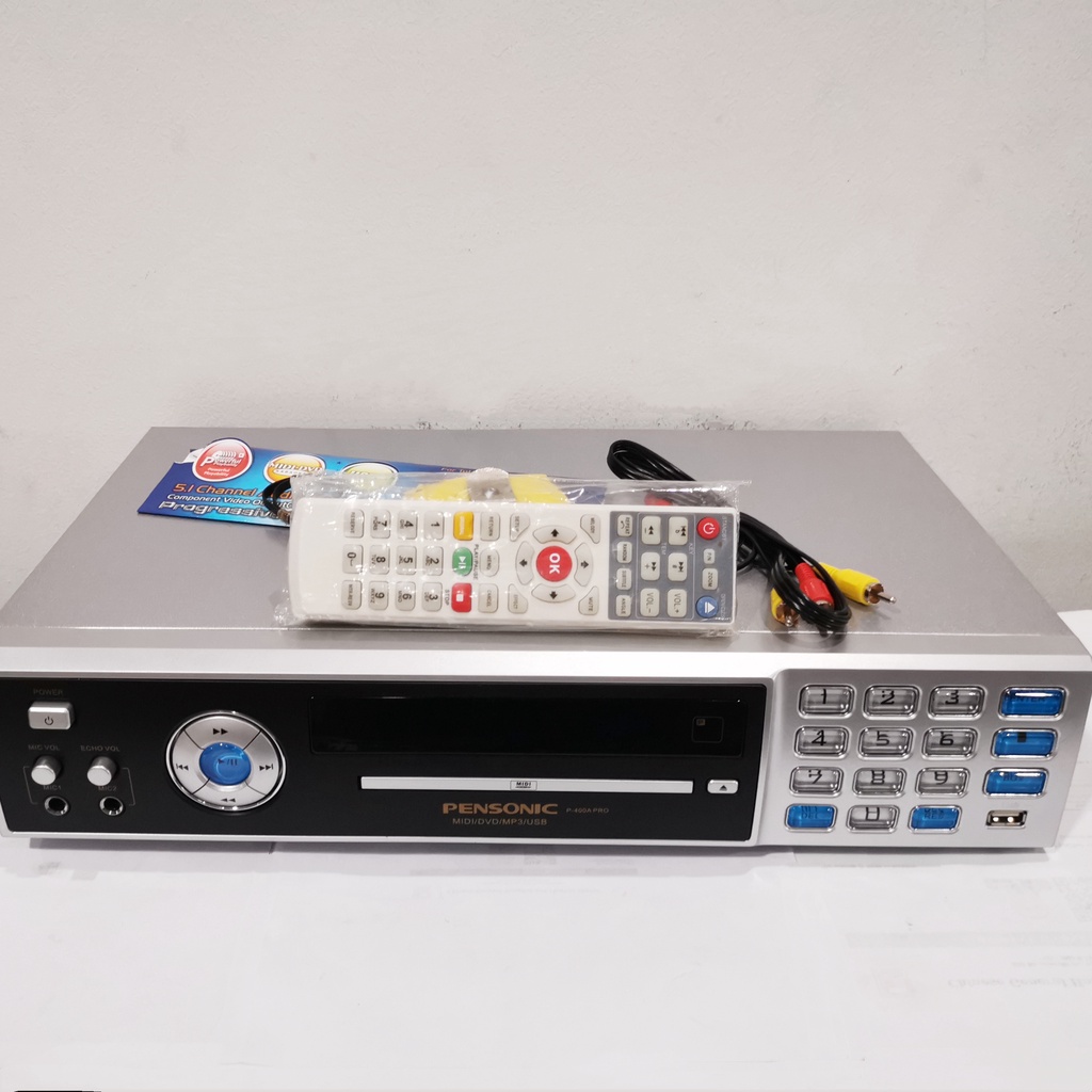 Pensonic MultiDVD Player P400A PRO Karaoke Player Free Songbook CD Shopee Philippines