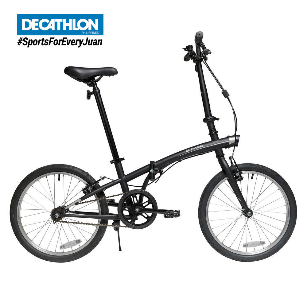 Decathlon Btwin Tilt 100 20" Folding Bike Black Shopee Philippines