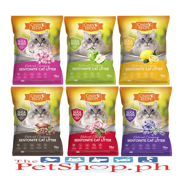 Cindy Recipe Natural Clumping Bentonite Cat Litter 10L Shopee Philippines