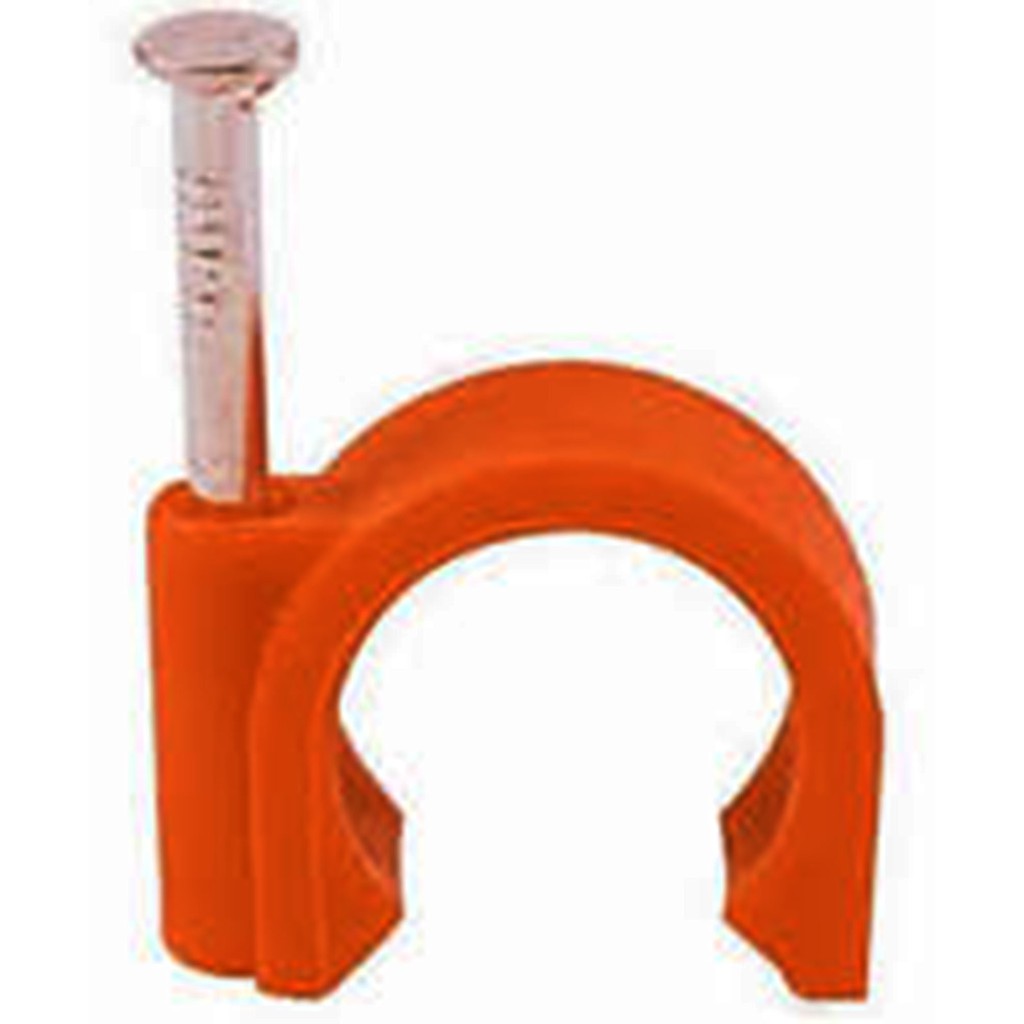 PVC CLAMP ORANGE WITH NAIL 1" ( TINGI 3 PIECES ) Shopee Philippines