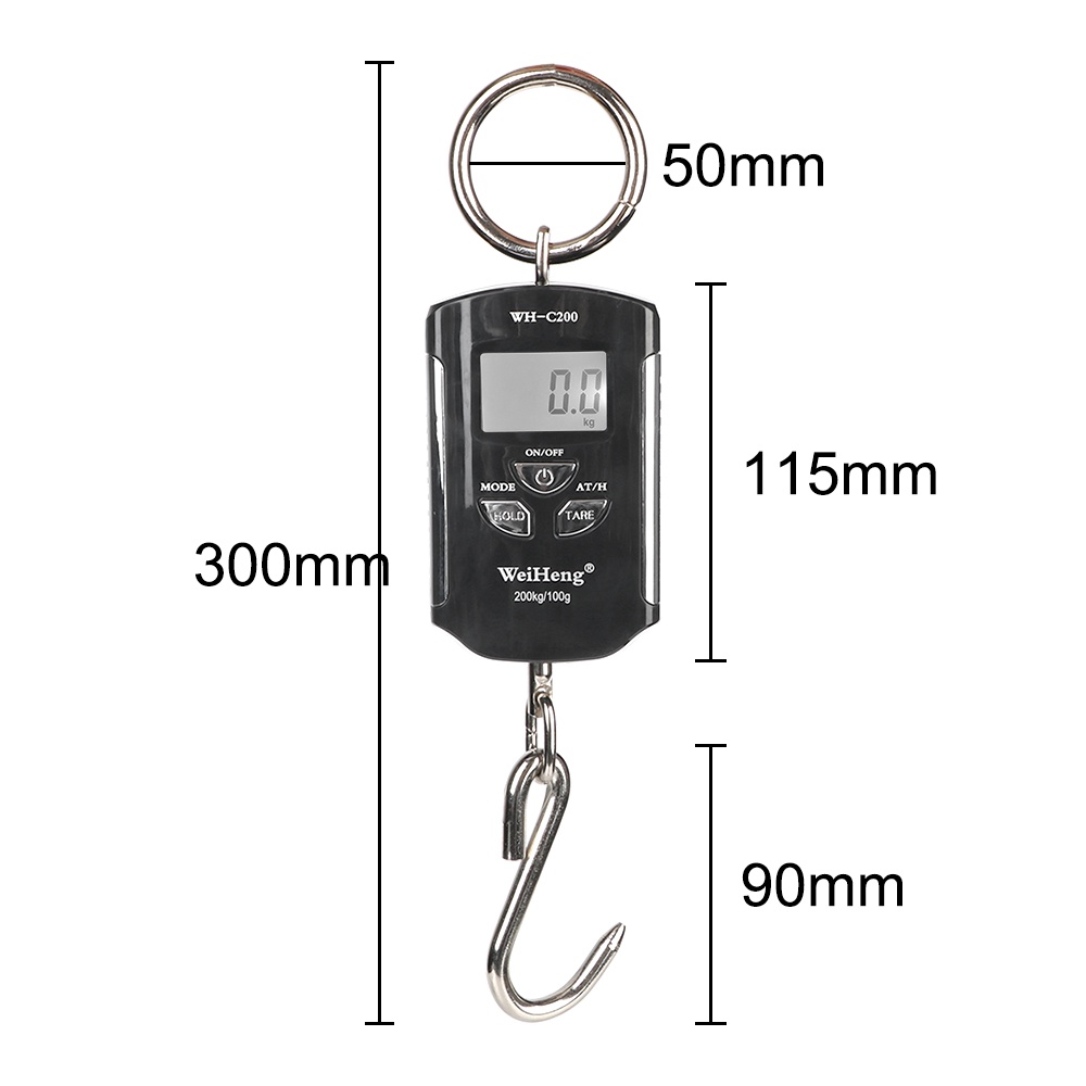 Heavy Duty Hanging Hook Scales Double Accuracy Weight Crane Scale