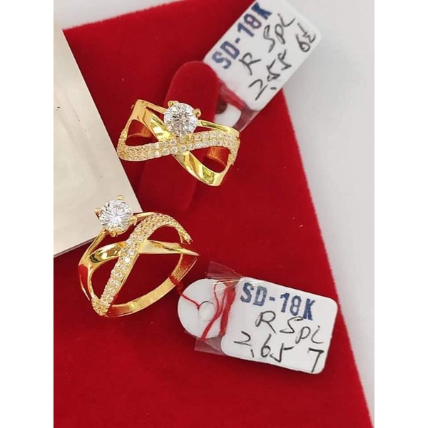 ENGAGEMENT RING SAUDI GOLD 18K PAWNABLE Shopee Philippines