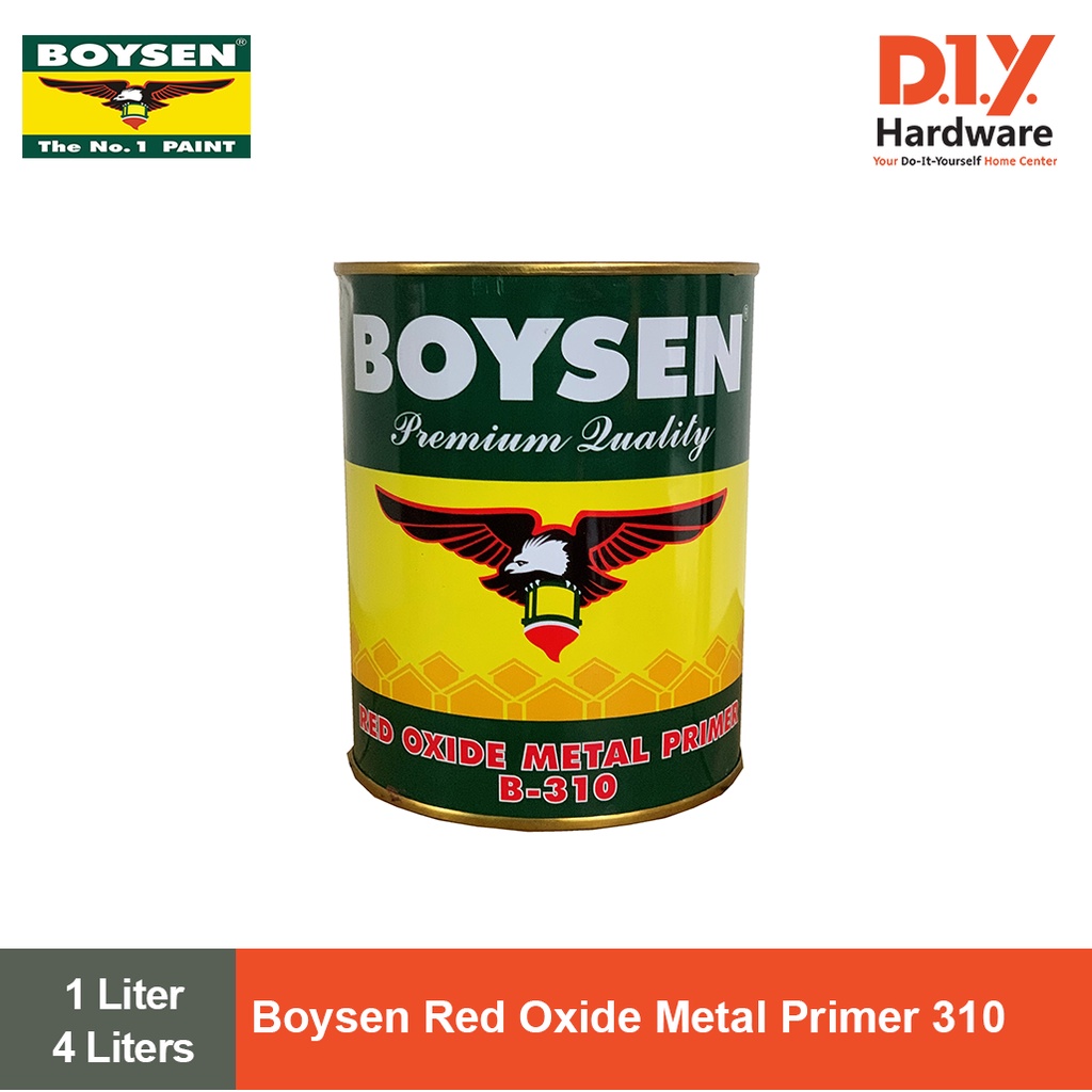Boysen Paint Red Oxide Metal Primer B310 1 Liter and 4 Liters Shopee Philippines