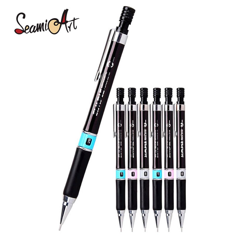 SeamiArt 0.5mm 0.7mm HB Pencil Lead Mechanical Pencil School Stationery