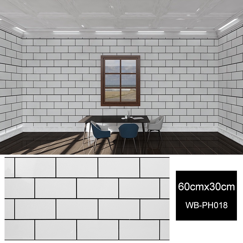 Wallpaper Sticker 1pc 60X30cm Wallpaper Waterproof European Wallpaper