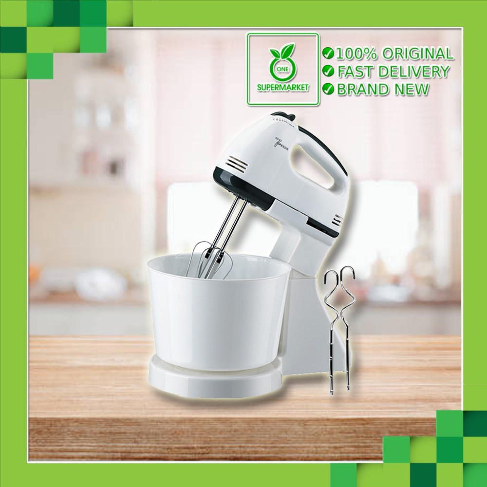 One Supermarket 7 Speed Hand Mixer W Stand Mixer With Plactic Bowl
