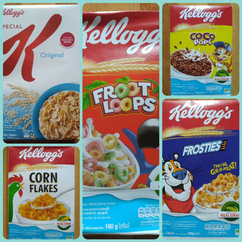 Kelloggs Breakfast Cereals BIG Variants Expiry Date March 2023 Shopee