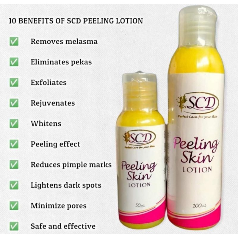 SCD PEELING SKIN LOTION ORIGINAL Shopee Philippines