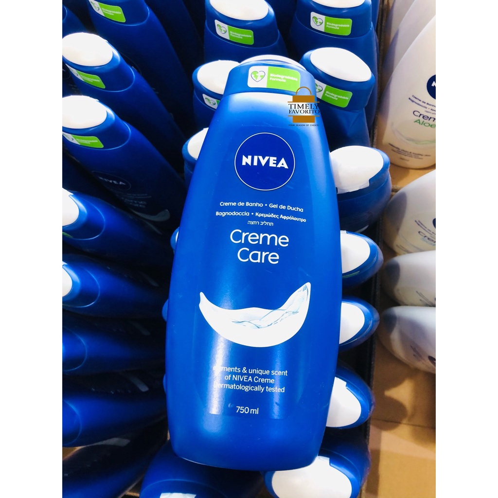 ¤Nivea Creme Care/Aloe Vera/Smooth Soft Body Wash 750Ml Shopee