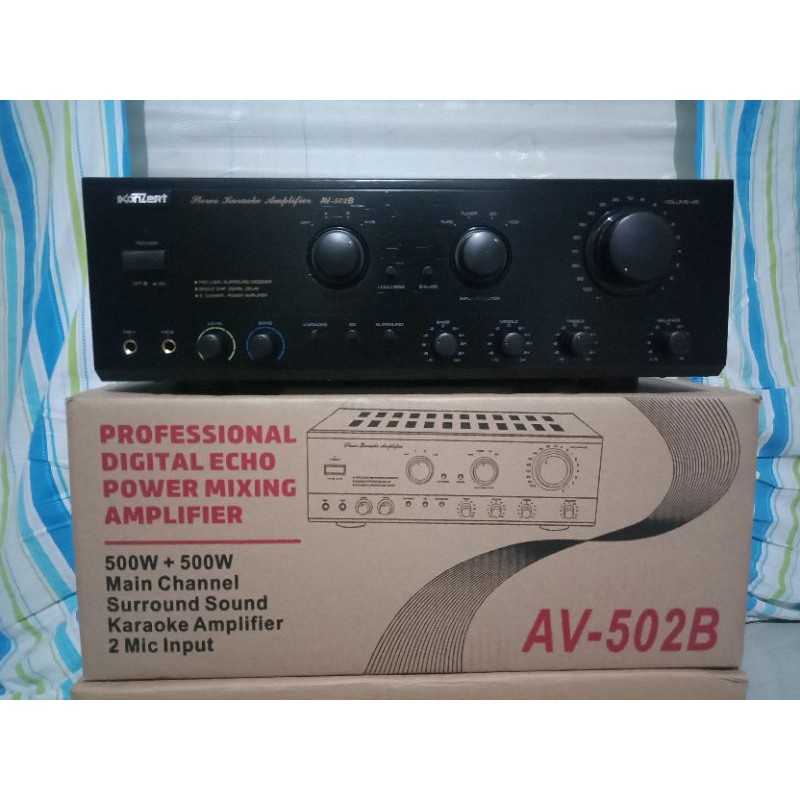 Konzert Av 502a Stereo Karaoke Amplifier For Only (Free, 45 OFF