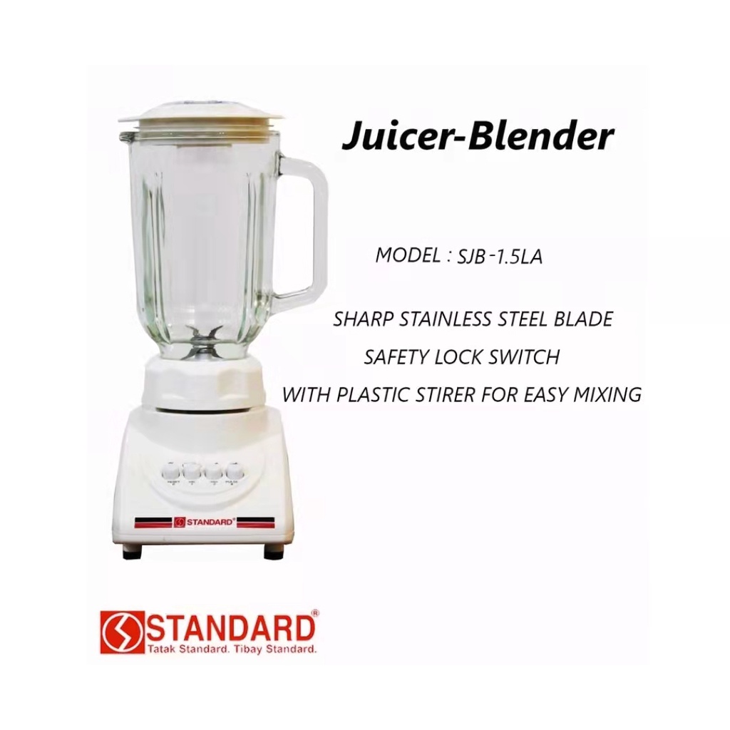 Standard Juicer/Blender Glass Type Jug 1.5L Shopee Philippines