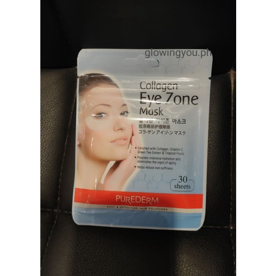 Purederm collagen eye zone mask 30 sheets Shopee Philippines