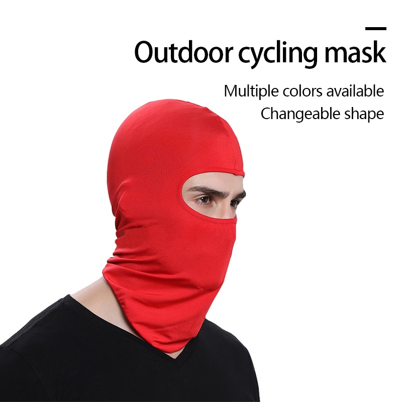 Rider Full Face Mask Ice Silk Anti Dust Cover Full Head Neck Scarf