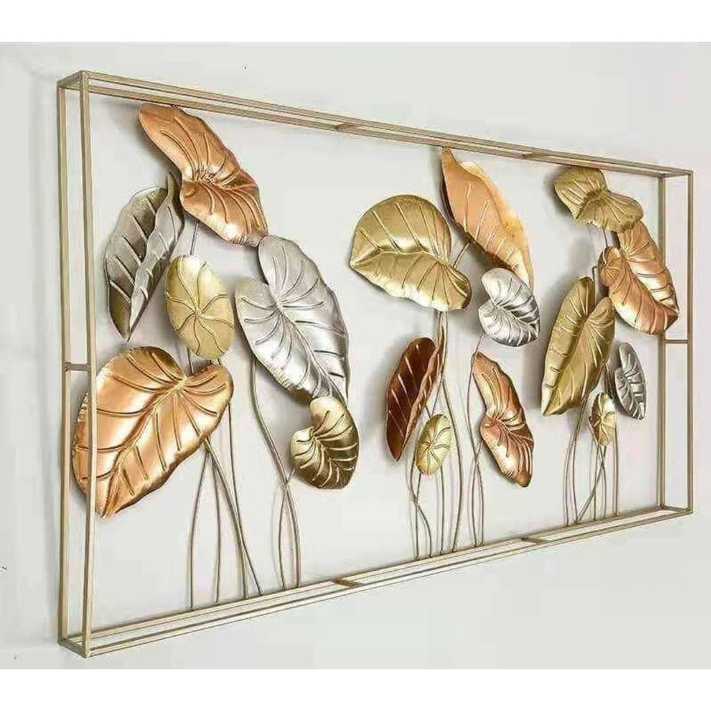 Nordic Contemporary Style 3D Metal Wall Decor Large Living Room