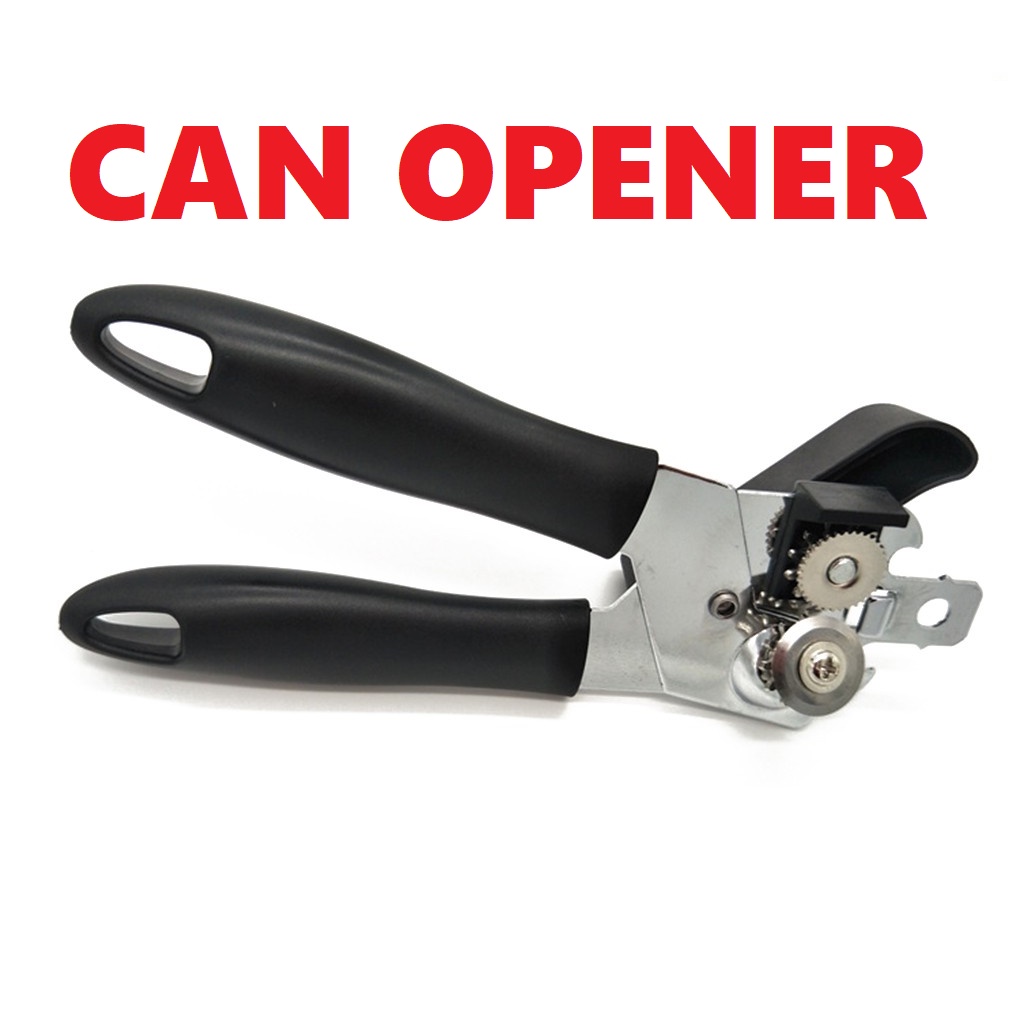 Heavy Duty Can Opener Tin Manual Handy Lids Off Jar Opener and Bottle Opener Lata Bote Shopee