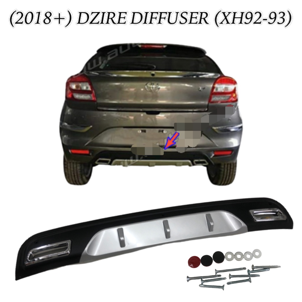 CPO 2018 2019 2020 2021 2022 SUZUKI Dzire Car Rear Bumper Spoiler Body