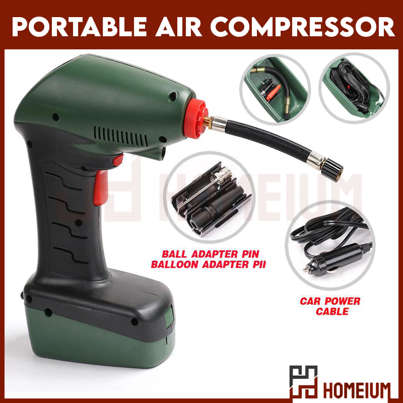 Homeium Air Dragon Portable Air Compressor Pump Analog Pressure
