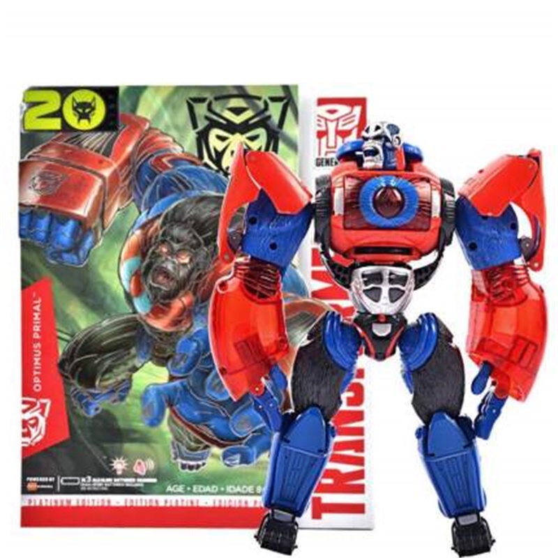 Commemorative transformers platinum version gorilla captain Optimus