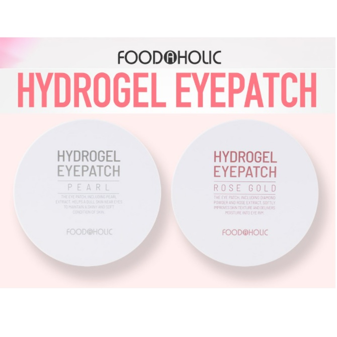 FOODAHOLIC Hydrogel Eye Patch ( Rose Gold Hydrogel Eye Patch/ Pearl
