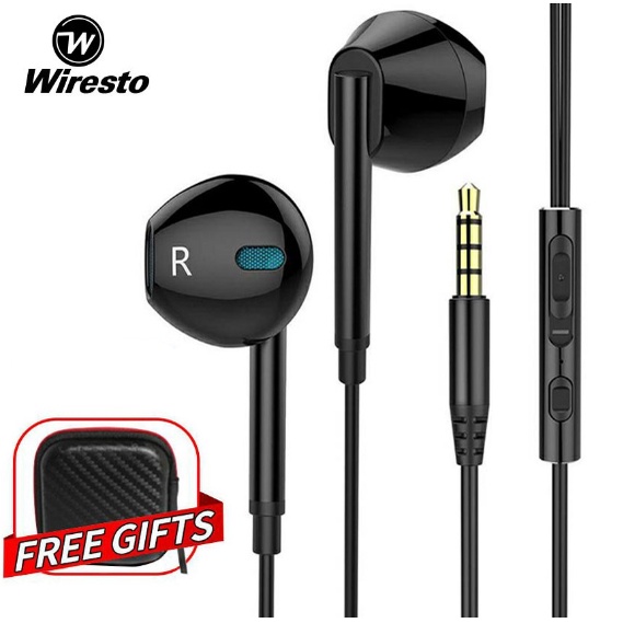 Wiresto Earphones Earbuds Wired earphones Noise Canceling HiFi Sound