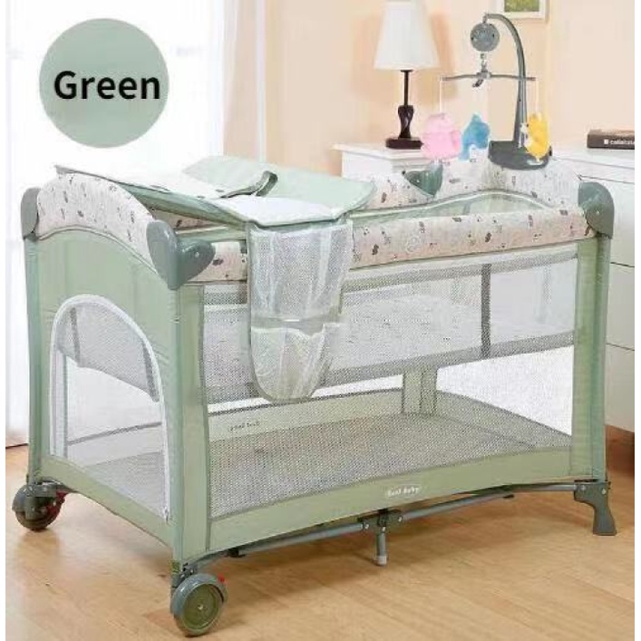 3 In 1 Baby Cribs On Sale Foldable Convertible Packaging and Cradle