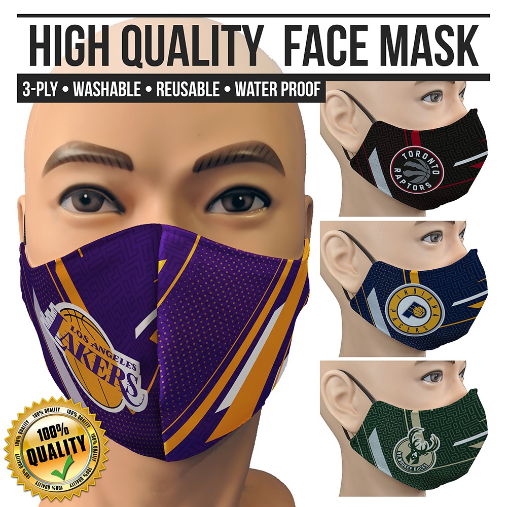 Basketball Face Mask 2nd Teams Fashionable (3ply / comfortable