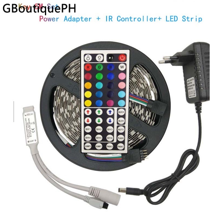 12V Remote+Power Full Set 44key Remote Controller Power Supply 5M 10M