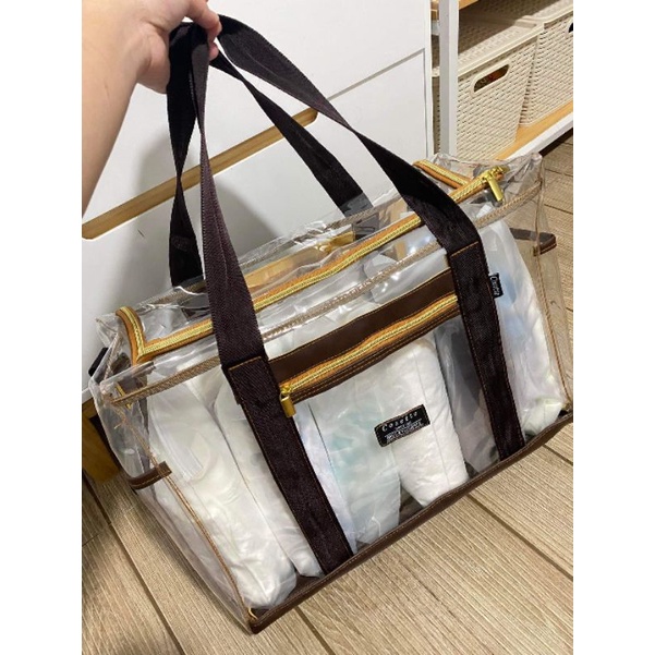 Transparent Travelling Bag/Duffle bag/Beach bag/Hospital bag waterproof