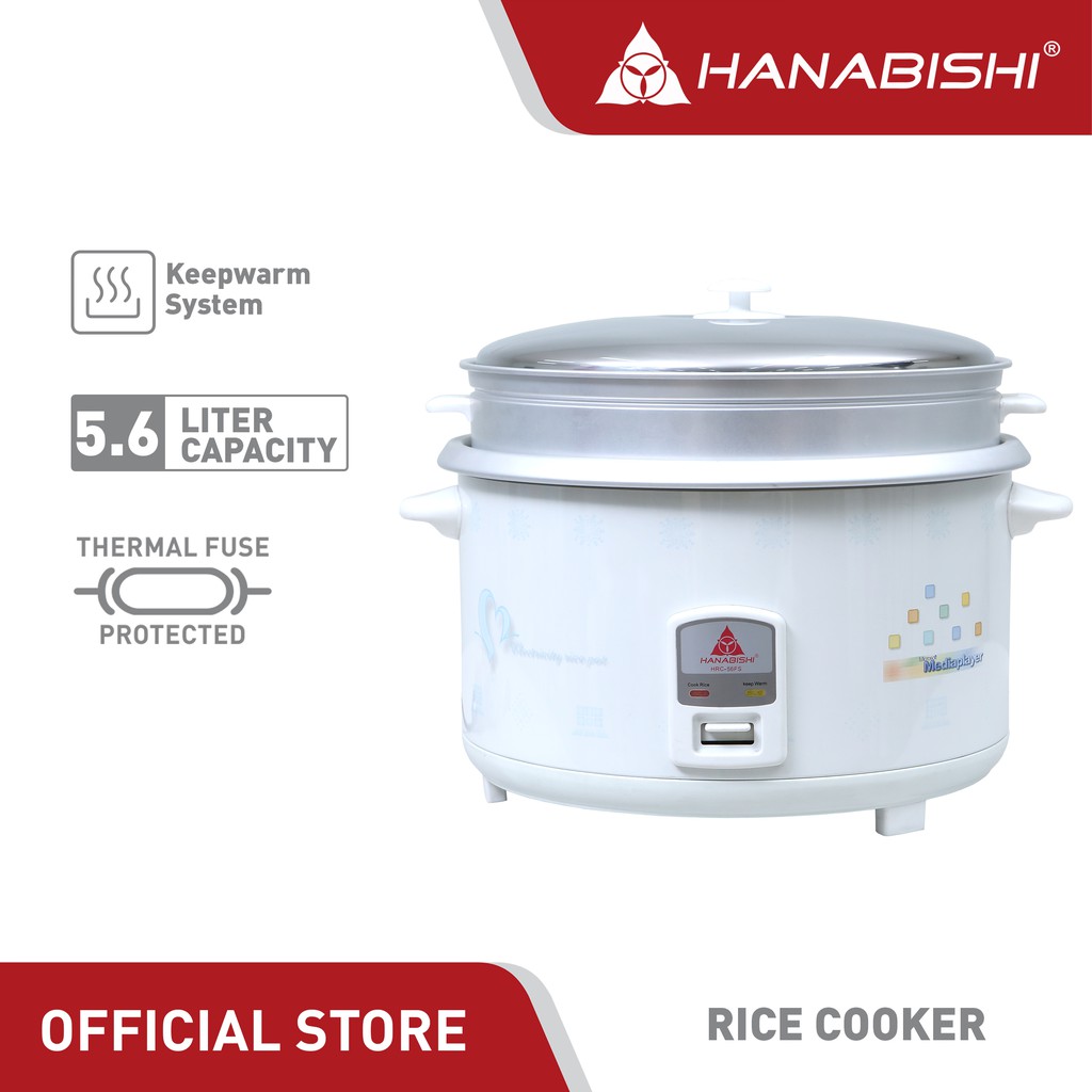 Hanabishi Rice Cooker HHRC56FS 5.6L 30 cups Shopee Philippines