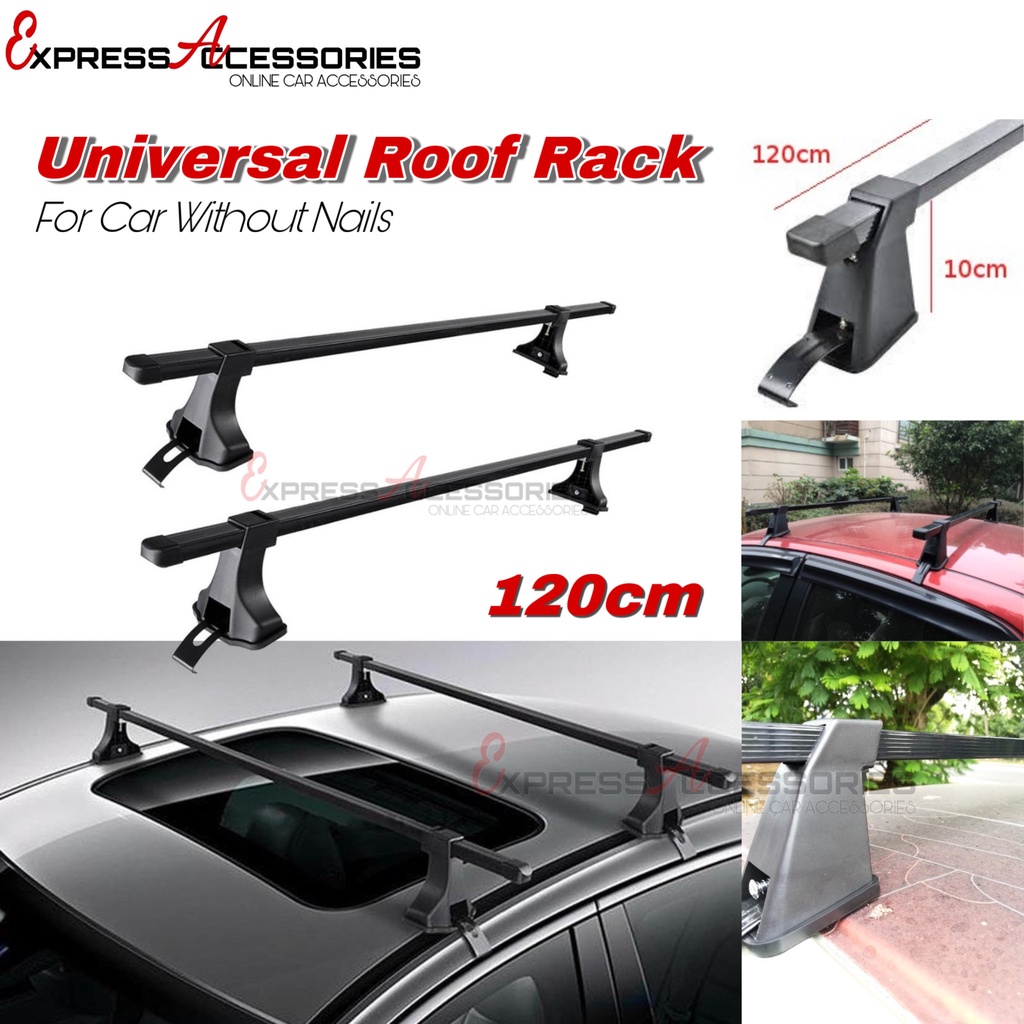 Car Roof Rack Roof Bar 120cm Roof Carrier Luggage Box Carrier Aksesori
