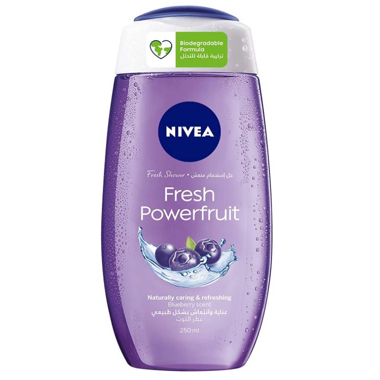 NIVEA Fresh Powerfruit Shower Gel 250 ML Shopee Philippines