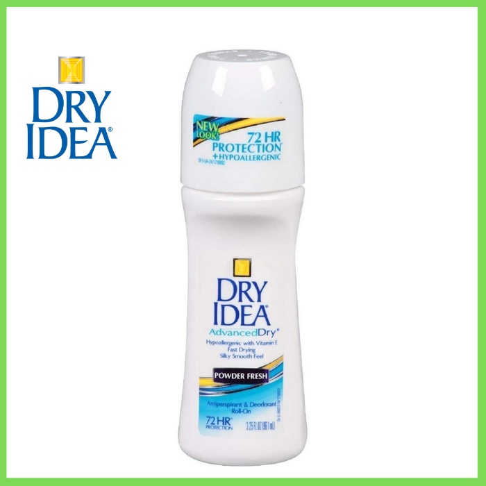 Dry Idea Powder Fresh Scent Roll On Antiperspirant Deodorant Fast Dry