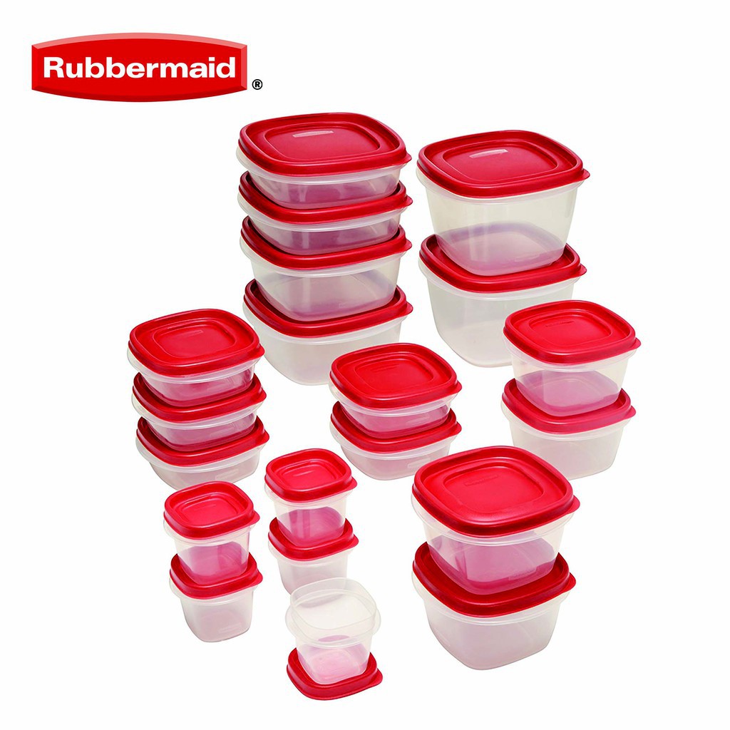Rubbermaid Easy Find Lids Microwave Safe 40pc Storage set Shopee Philippines