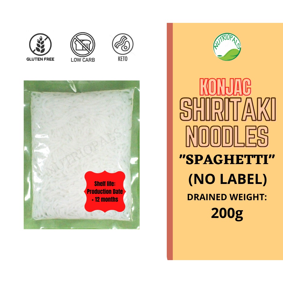 SHIRATAKI NOODLES "Spaghetti/Fettuccine/Lasagna/Macaroni (NO LABEL