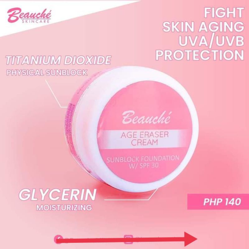 Beauche Creams 10grams (Exfoliating, Rejuvenating, Age Eraser Cream