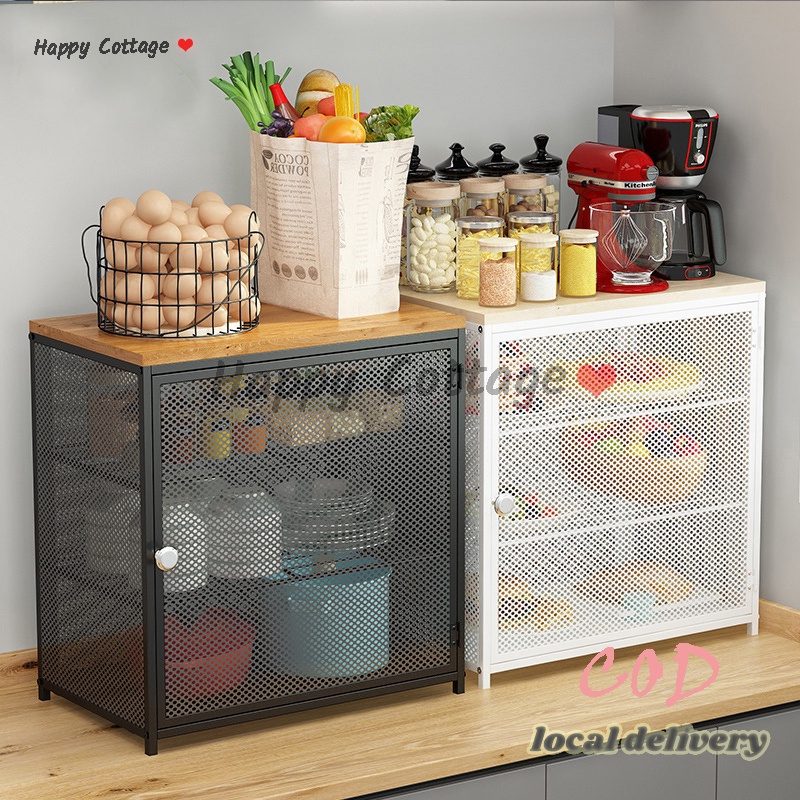 Multilayer Kitchen Rack Closed spice rack Storage Rack Desktop